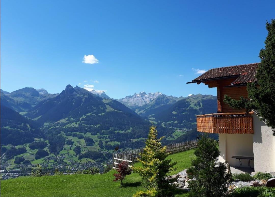 Panorama Chalet Montafon Bartholomäberg Exteriér fotografie
